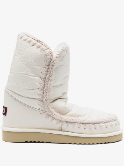 Mou botas 18 con ribete de crochet