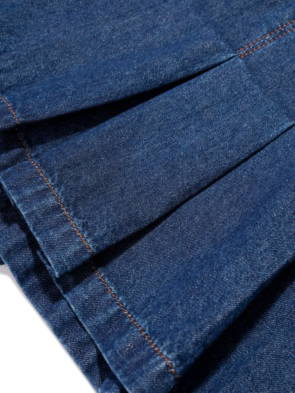 POLO RALPH LAUREN KIDS Geplooide spijkerrok Blauw