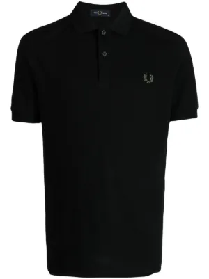 Fred Perry ロゴ ポロシャツ | ブラック | FARFETCH JP