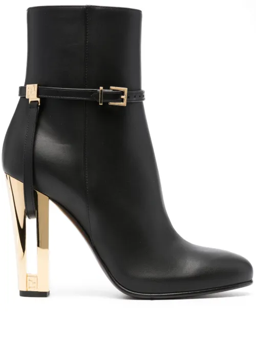 Bottines Delfina 105 mm en cuir - FENDI - Modalova