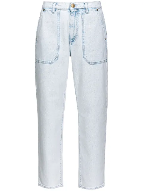 PINKO jeans rectos con tiro medio