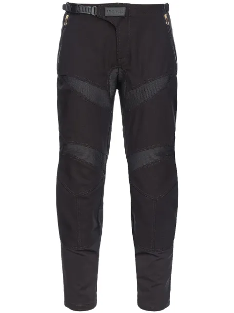 PINKO logo-patch cropped trousers