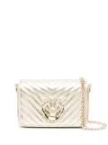 PINKO Micro Love Bag Click mini bag - Gold