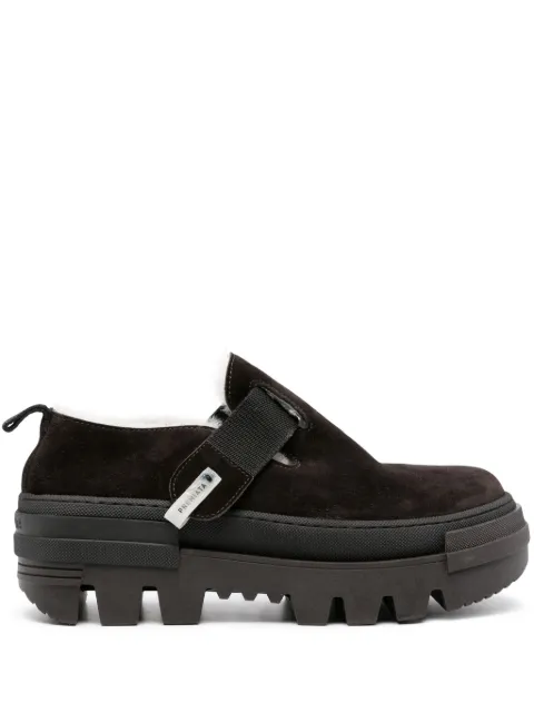 Premiata shearling-lining suede loafers 