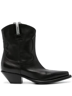 Bally Gaiman アーモンドトゥ ブーツ | ブラック | FARFETCH JP