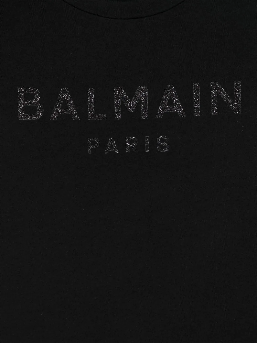 Balmain Kids T-shirt verfraaid met logo Zwart