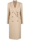 Tagliatore Meryl double-breasted midi coat - Neutrals