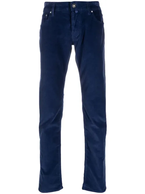 Pantalon droit à taille basse - Jacob Cohën - Modalova