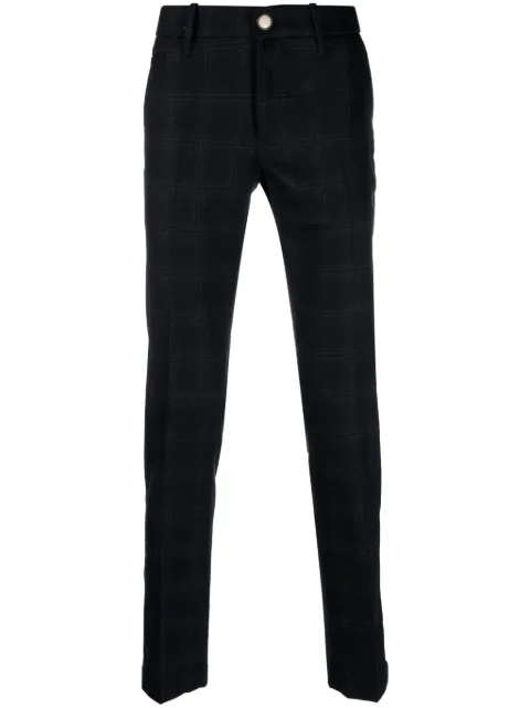 Jacob Cohën plaid-check wool-blend tapered trousers