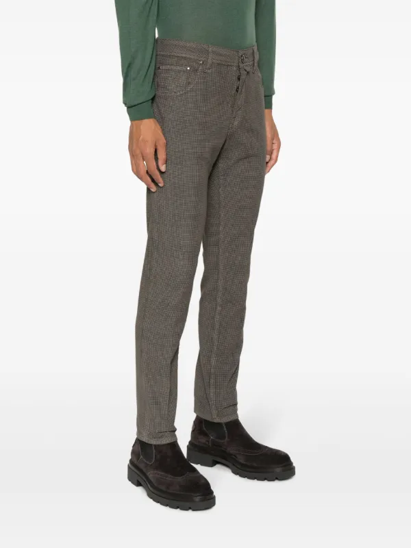 Checkered skinny hotsell trousers mens