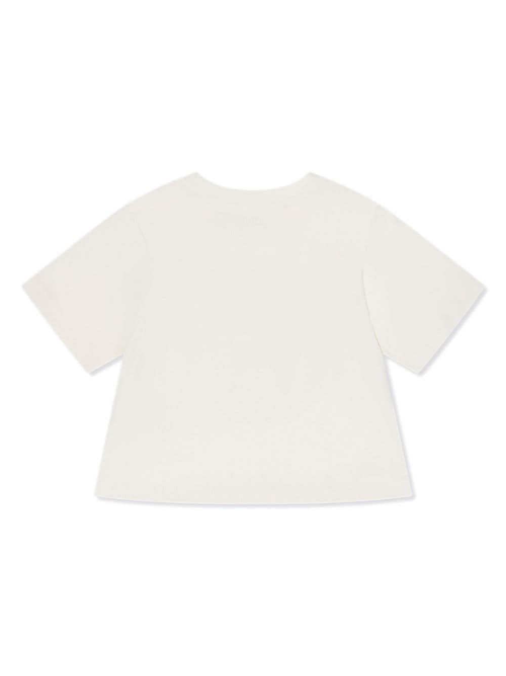 Ralph Lauren Kids T-shirt met logoprint - Wit