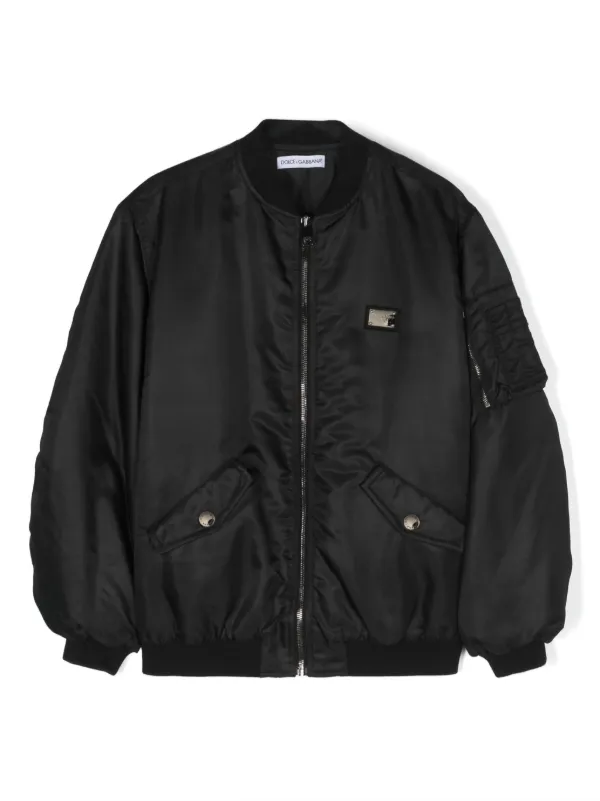 DOLCE & GABBANA ブラック ダウンジャケット クラウン柄 DOLCE＆GABBANA ドルチェ＆ガッバーナ ドルガバ アウター ダウン