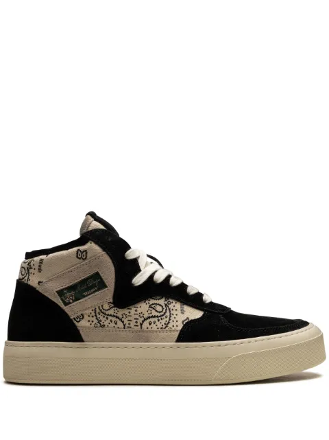 RHUDE baskets montantes à imprimé bandana