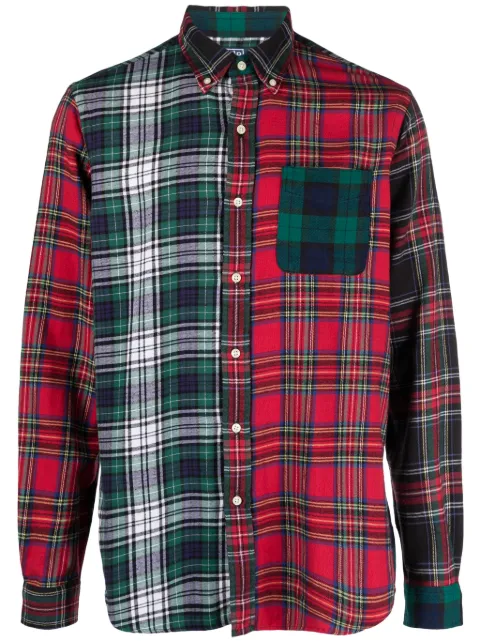 Polo Ralph Lauren patchwork checked flannel shirt