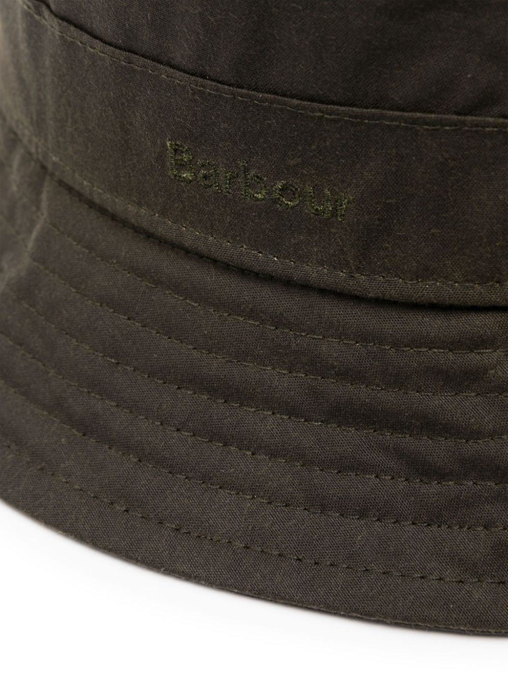 Barbour Belsay Wax Sports cotton bucket hat - Bruin