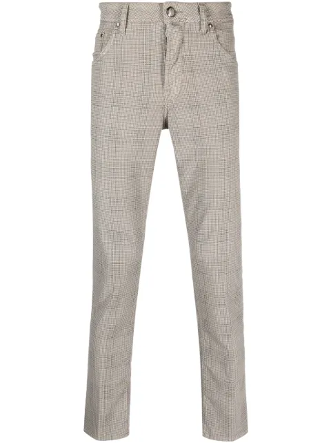 Jacob Cohën mini check-print skinny trousers