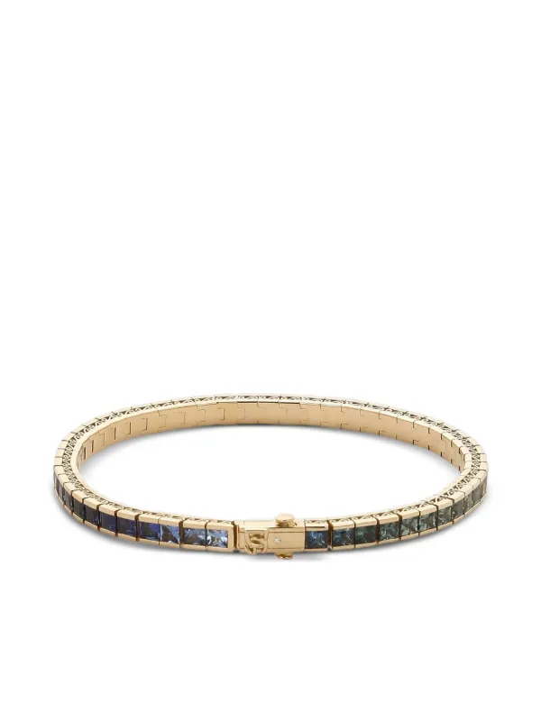 Dolce & Gabbana 18K yellow-gold Sapphire Tennis Bracelet | Gold