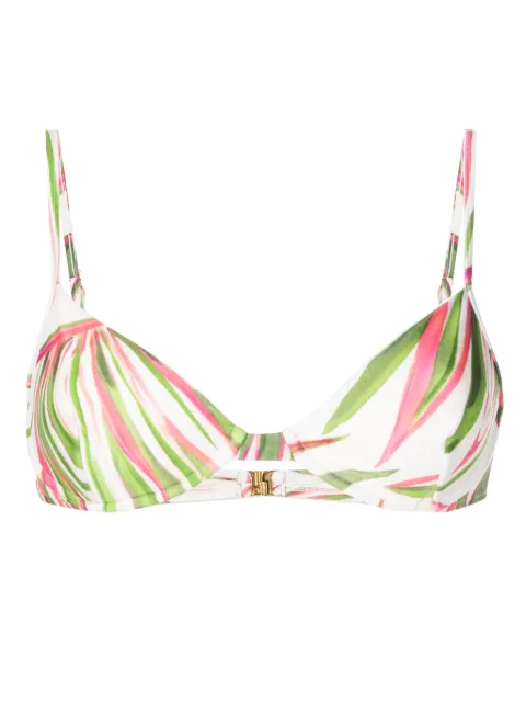 Lenny Niemeyer abstract-print triangle-cup bikini top