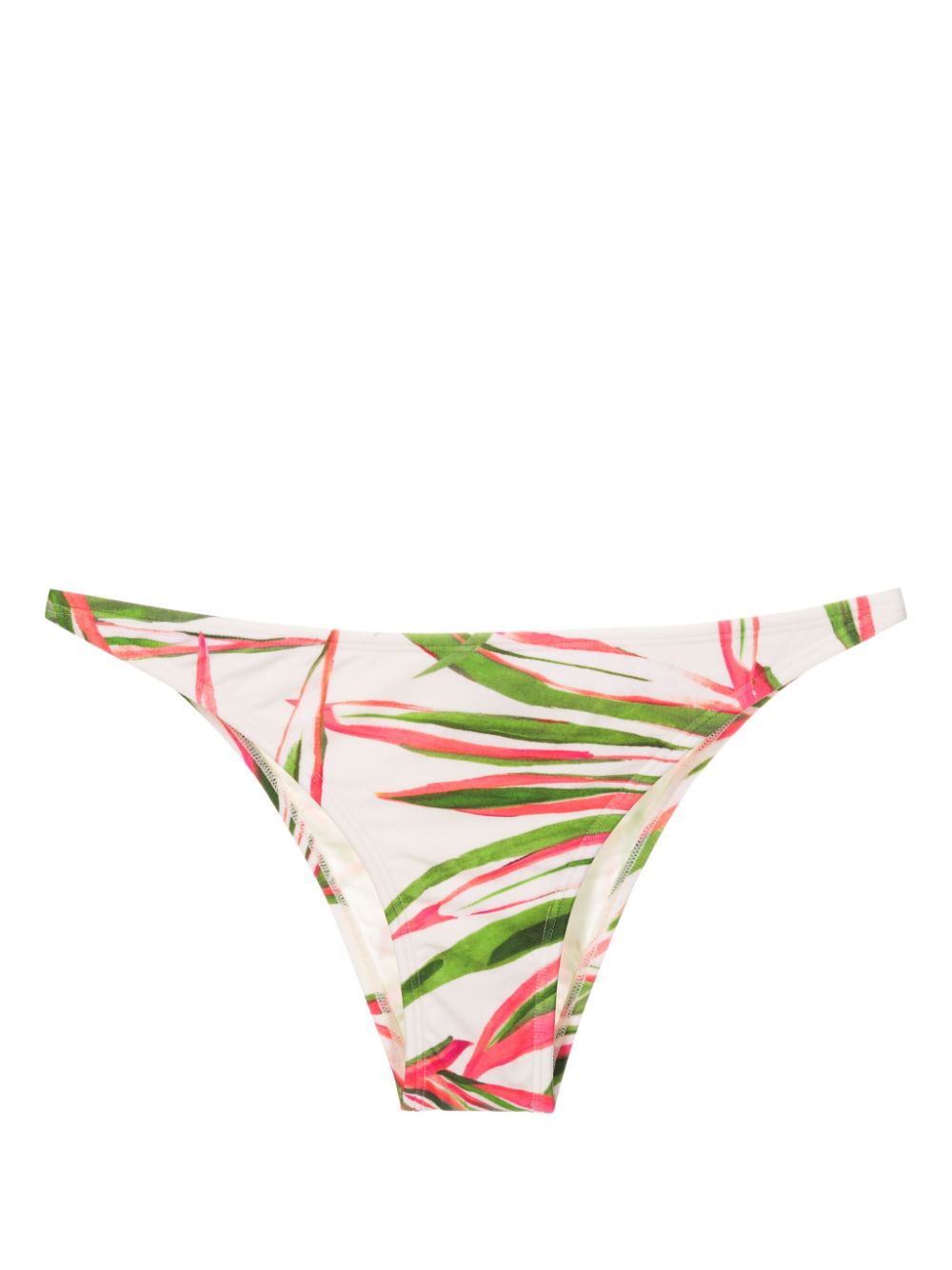 Lenny Niemeyer abstract-print high-cut bikini bottoms - Green