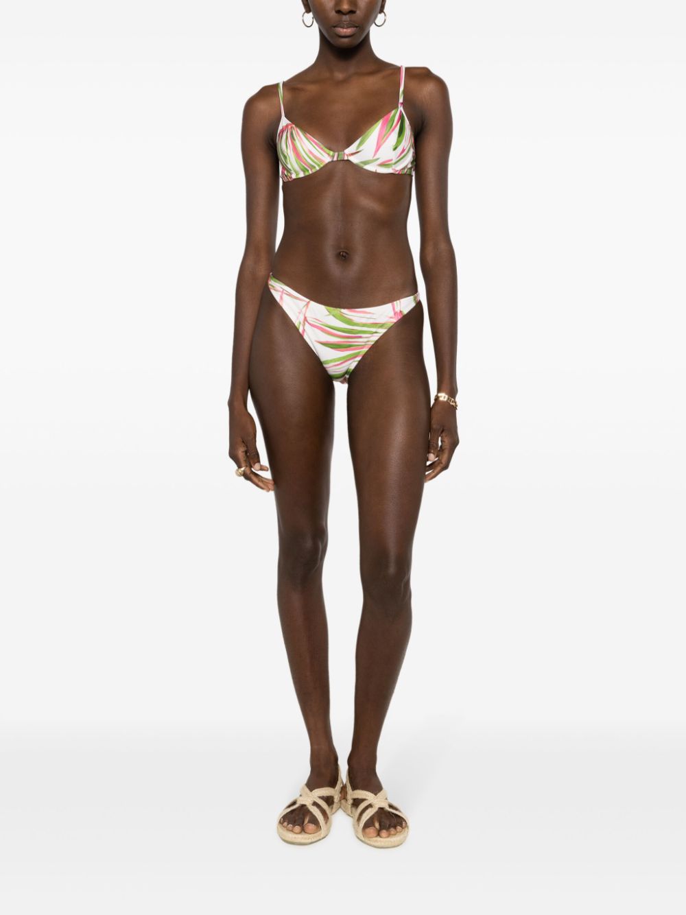 Lenny Niemeyer Bikinislip met abstracte print - Groen