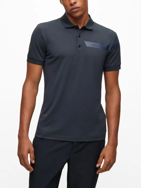 Hugo boss polo clearance striped