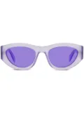 Marni Eyewear Rainbow Mountains cat-eye sunglasses - Purple