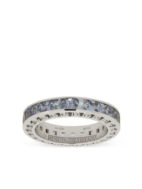 Dolce & Gabbana 18kt white gold Anna sapphire ring