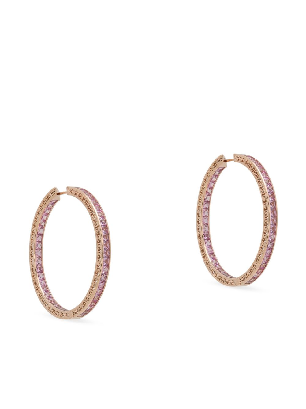 Dolce & Gabbana 18kt yellow gold Anna sapphire earrings - Red