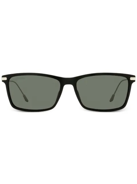 Longines rectangle-frame tinted sunglasses