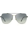 Longines gradient-lenses pilot-frame sunglasses - Gold