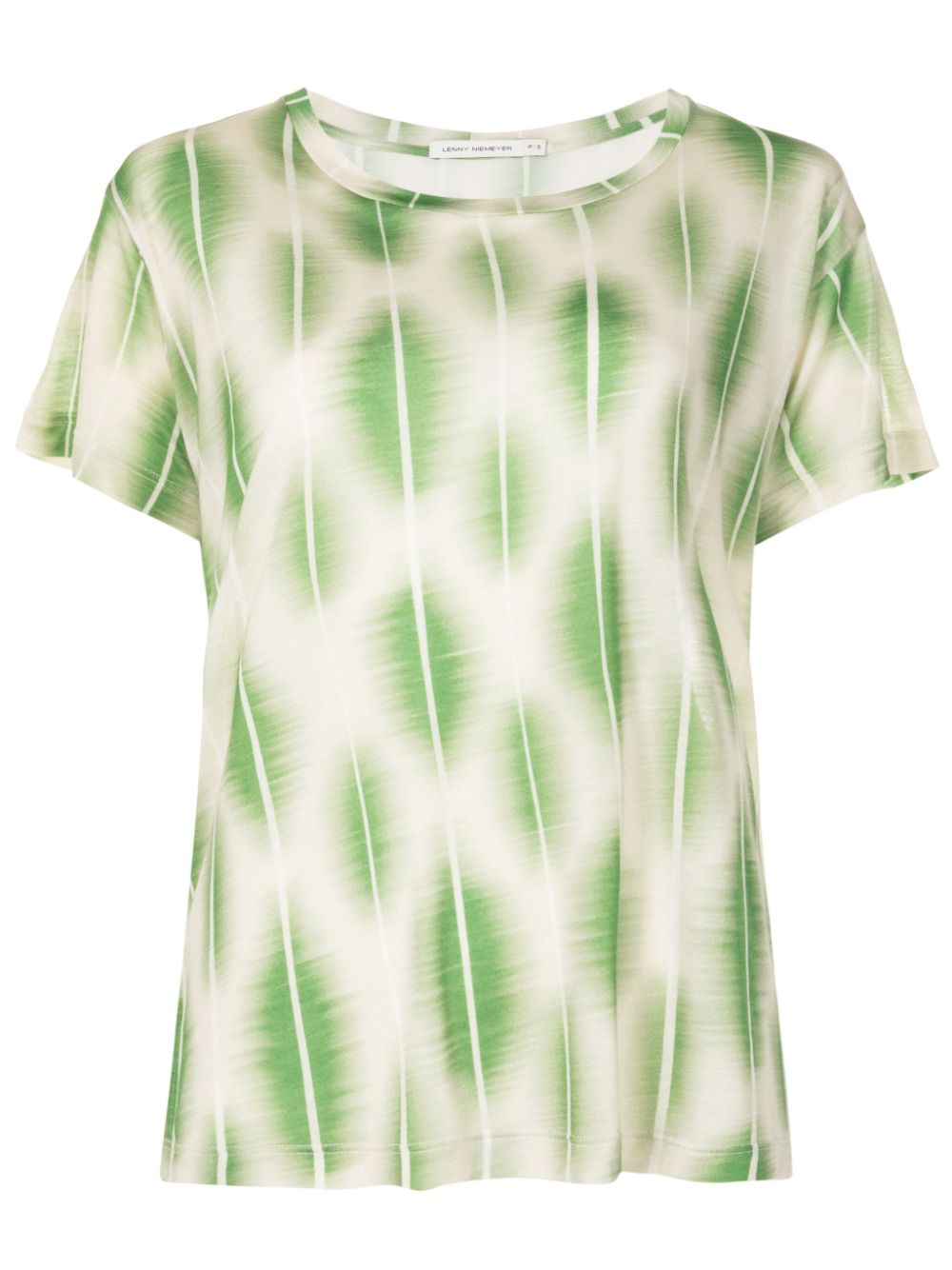 Lenny Niemeyer abstract-print round-neck T-shirt - Green