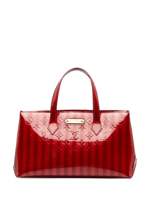 Louis Vuitton Pre-owned logo-plaque Clutch Bag - Red