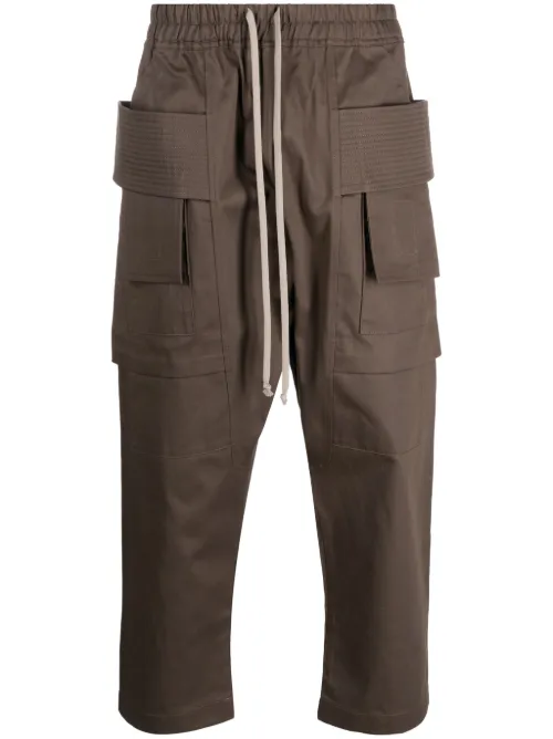 Pantalon court à poches cargo - Rick Owens DRKSHDW - Modalova