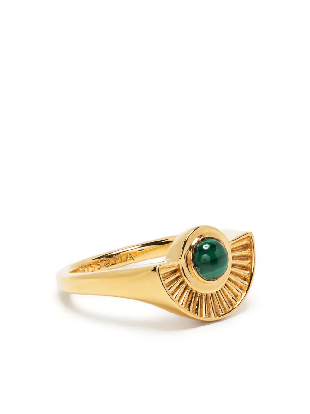 Missoma Zenyu Ridge Fan Gold Ring Farfetch