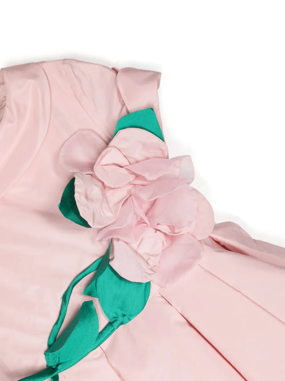 MARCHESA KIDS COUTURE Avondjurk met bloemenpatch Roze