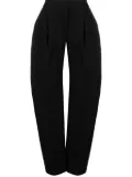 The Attico tailored wide-leg trousers - Black