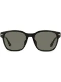 Longines rectangle-frame sunglasses - Black