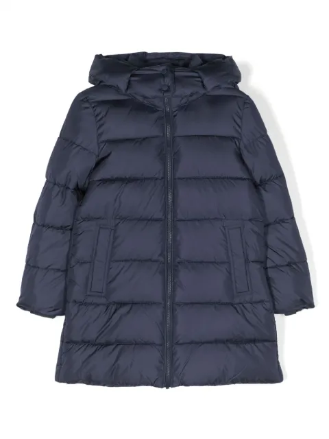 Save The Duck Kids Gefütterter Kapuzenmantel mit Logo