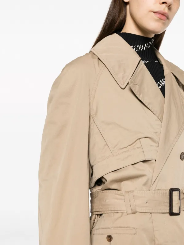 Balenciaga トレンチコート | ニュートラル | FARFETCH JP