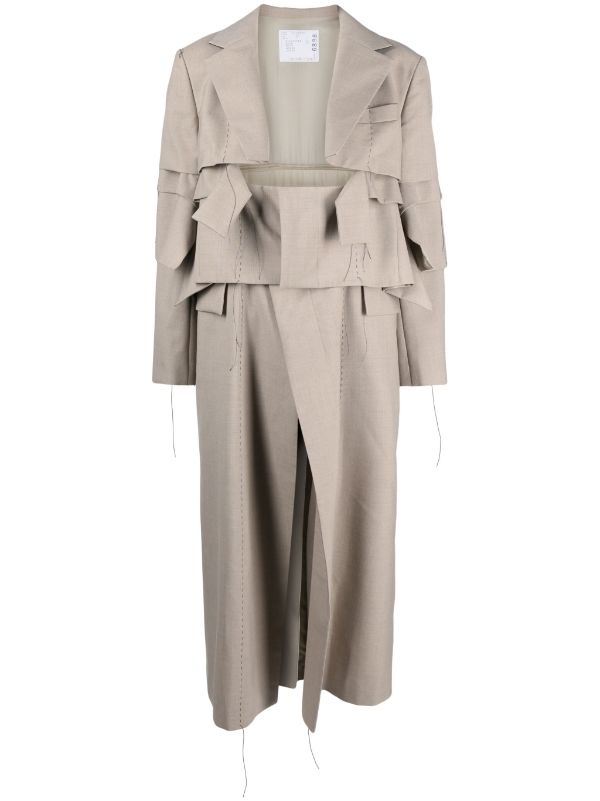 Sacai trench sale coat