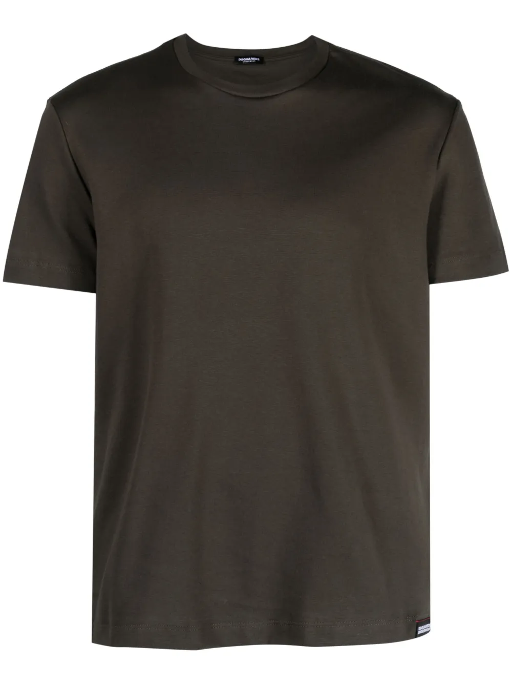 Dsquared2 Crew-neck Short-sleeved T-shirt In Green