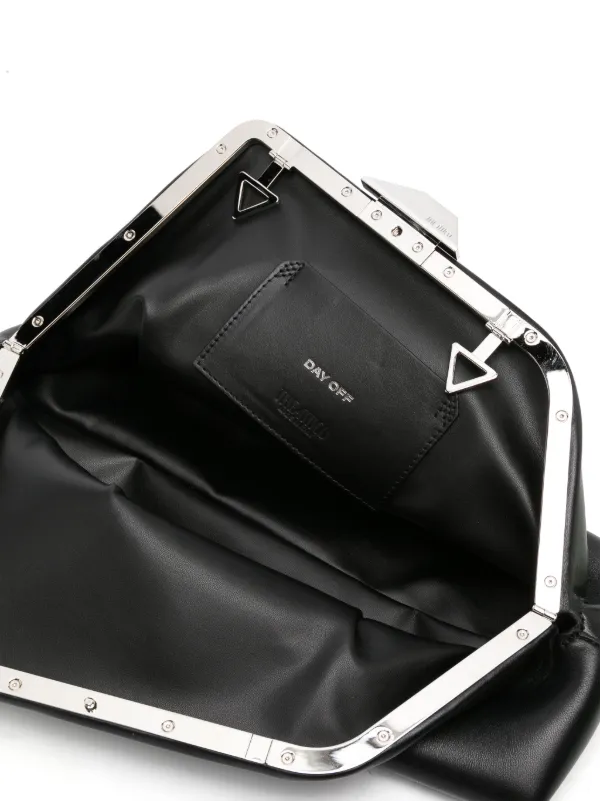The Attico Day Off Clutch Bag | Black | FARFETCH