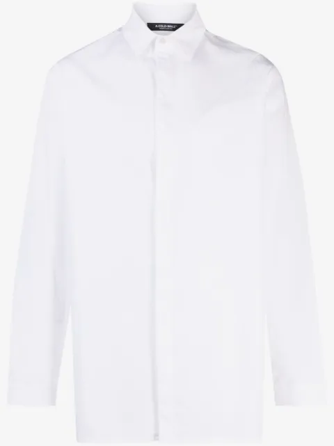 A-COLD-WALL* long-sleeve cotton shirt