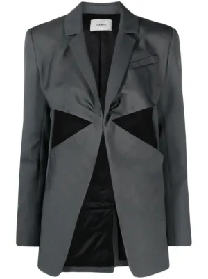 アウターその他 COPERNI Woman Blazer Grey COPV58140 GREY Coperni Outlet: Jacket woman - Grey | Coperni blazer