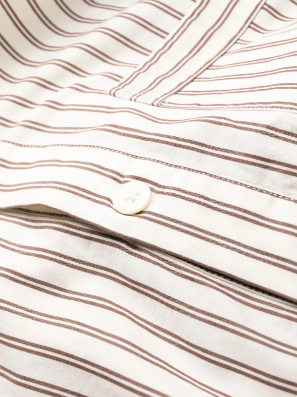 TEKLA ストライプ シャツ | ニュートラル | FARFETCH JP