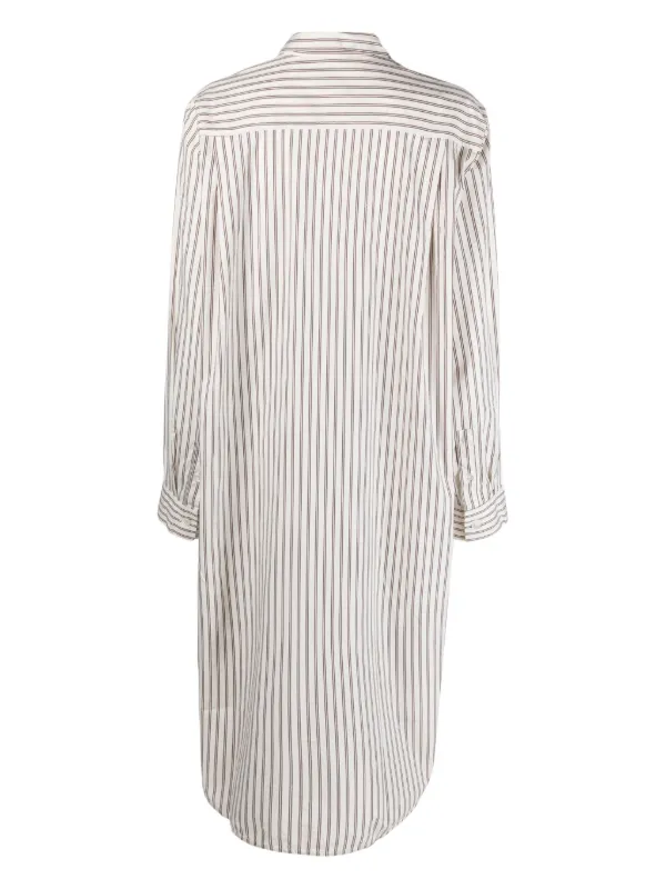 TEKLA ストライプ シャツ サイズL TEKLA ストライプ シャツ | ニュートラル | FARFETCH JP