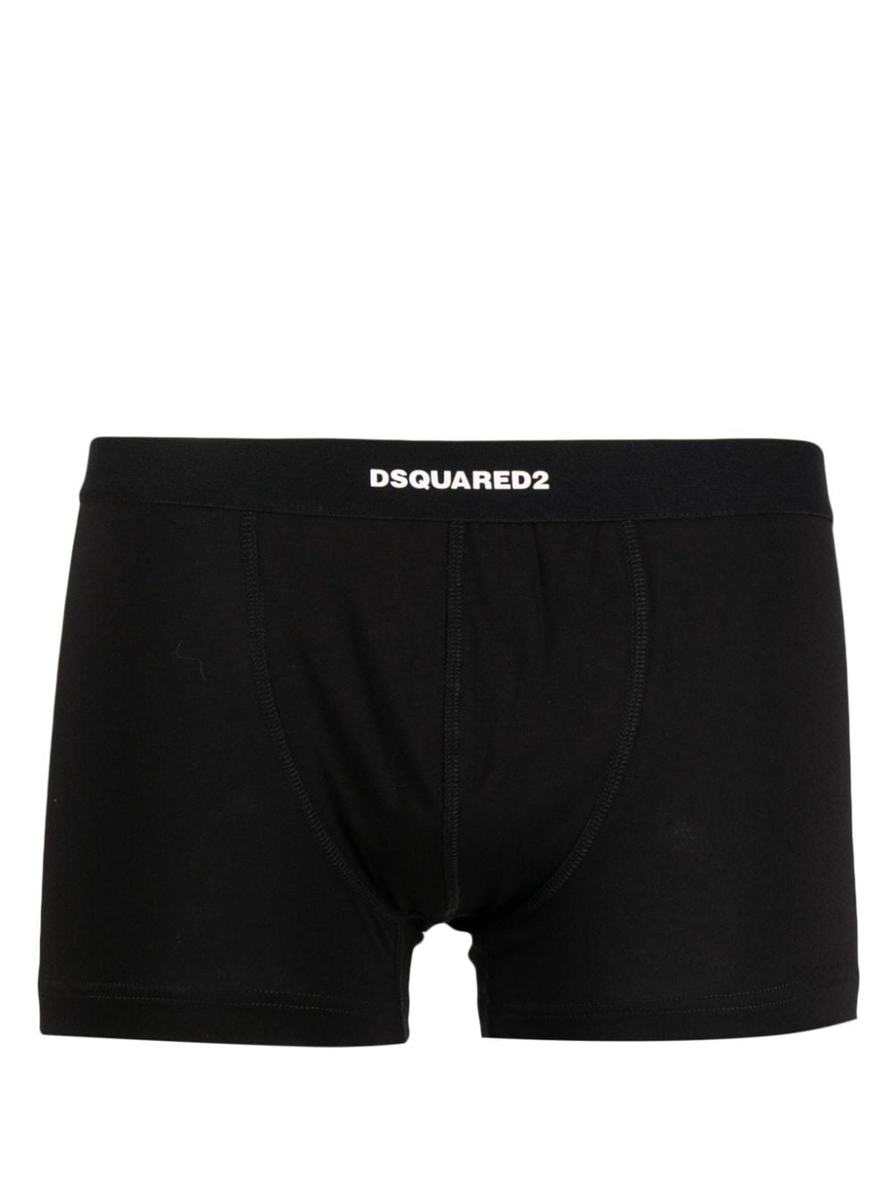 Shop Dsquared2 Logo-print Two-tone Boxers In Black