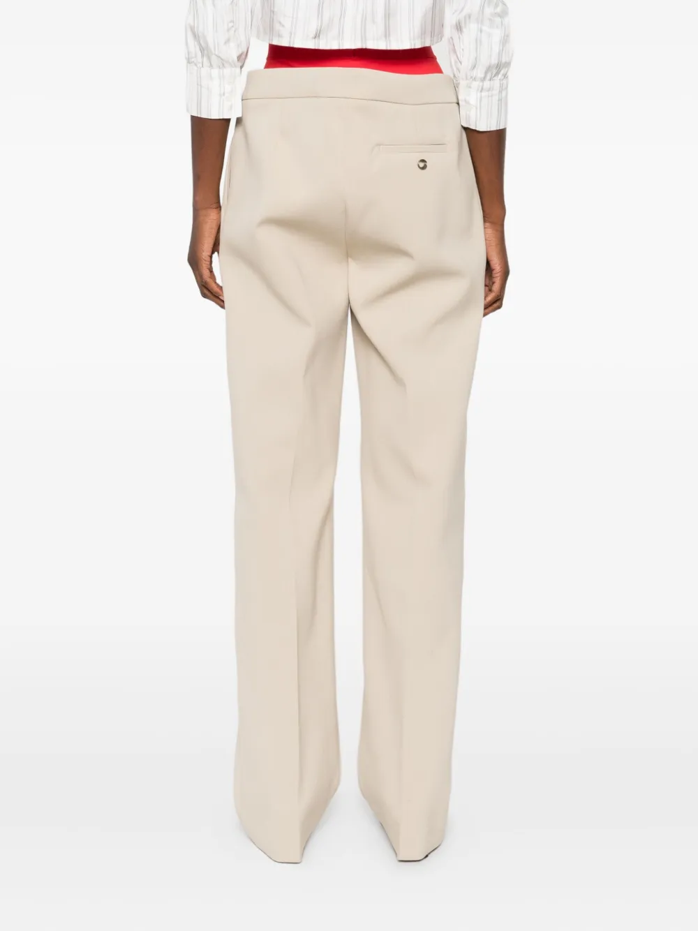 Coperni Gelaagde trainingsbroek Beige
