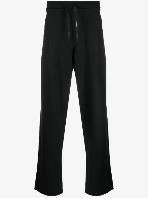 A Paper Kid logo-patch cotton track pants