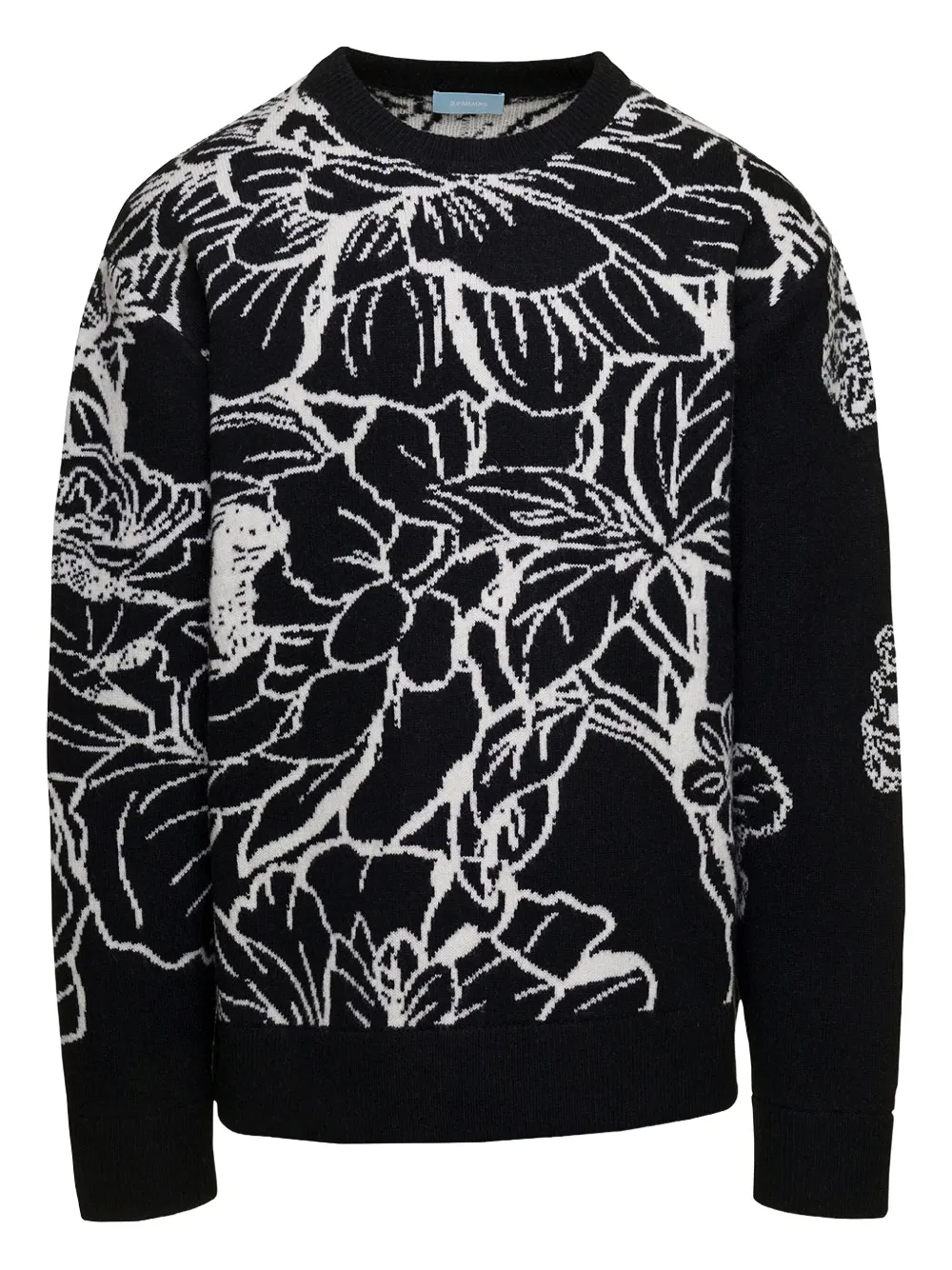 3PARADIS floral-embroidered sweater | Black | Image 1